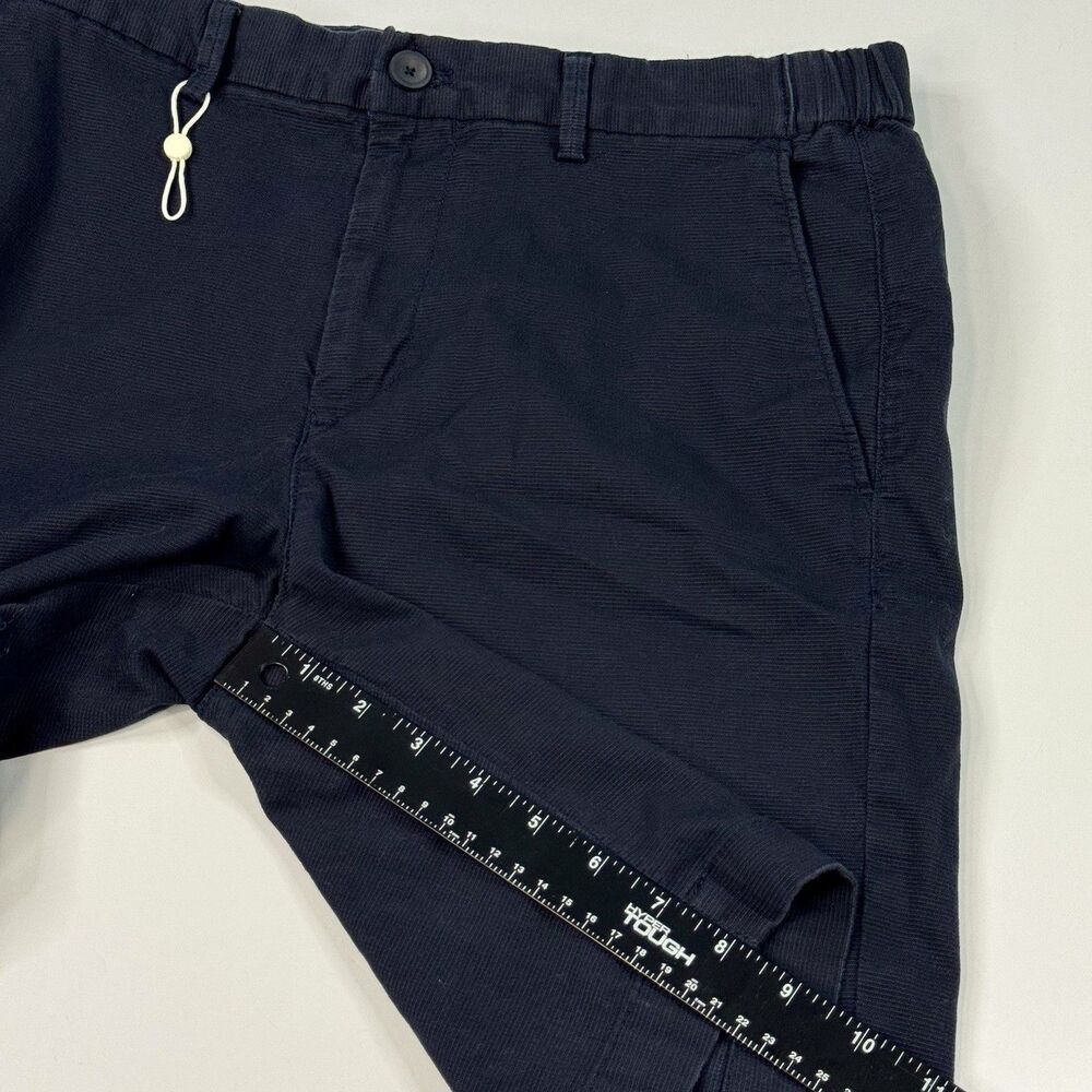 Porter & Ash Mens Luxury Casual Summer Shorts Navy NWOT Size 30 - Picture 7 of 7